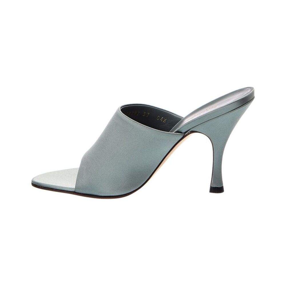 Gucci 100 Satin Sandal, Blue - Picture 2 of 5